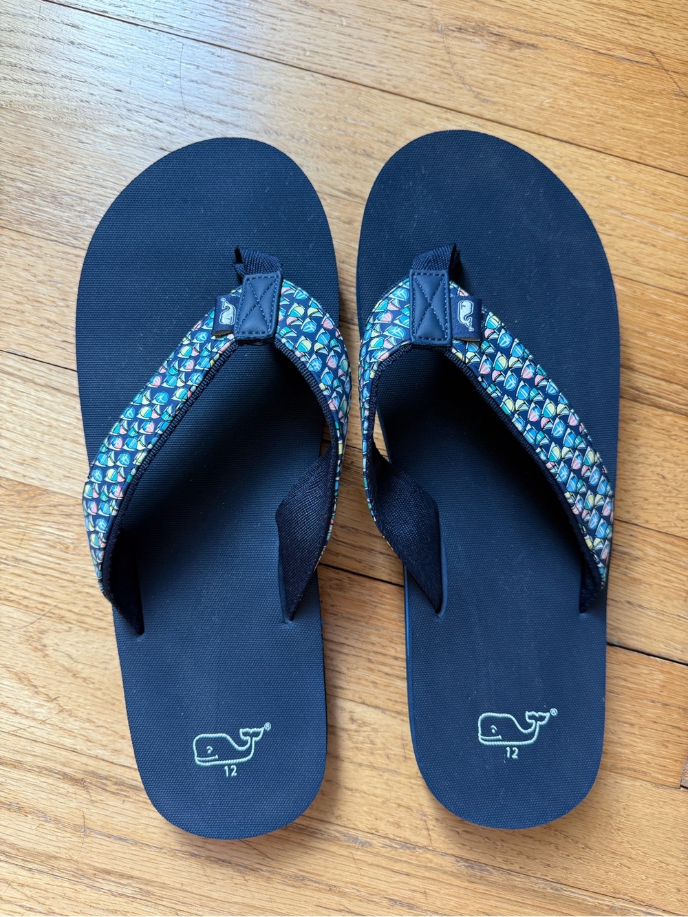 Men’s (12) Vineyard Vines Navy Flip Flops